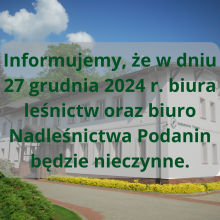 Biuro Nieczynne 27.12.2024r.